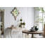 Console 46 po x 16,5 po x 30 po Slimline Whitewash, pour couloir salon chambre à coucher