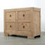  Buffet 47 po en bois de pin à 4 tiroirs de 47 po de largeur