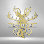 Décoration murale en acier personnalisée, monogramme d'extérieur