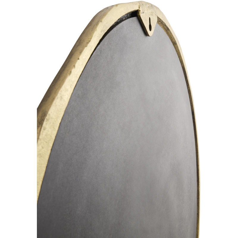 Doly Arenas Accent Mirror, Gold, Aluminum