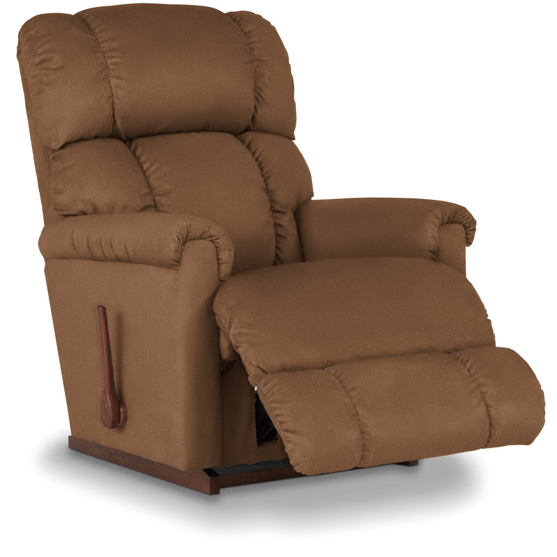 Pinnacle Manual Recliner, Rocker Recliner, i-Rene Nutmeg Performance Chenille