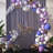 Large Wedding Arch Backdrop Stand Metal Arch Frame in White