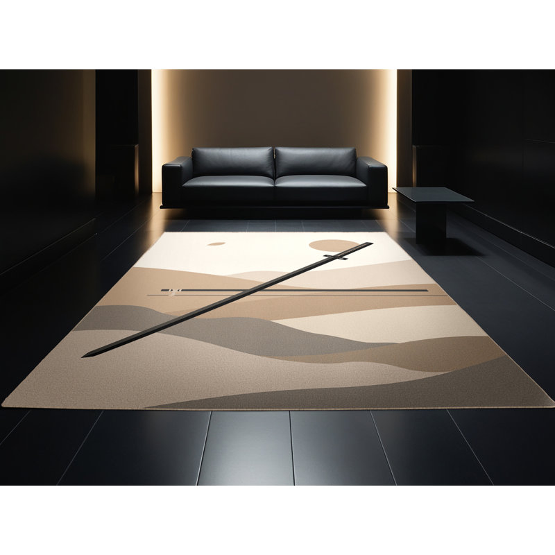 Tapis moelleux doux moelleux Duran Seppuku, 8 x 10