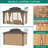 Hardtop Gazebo, With Curtains And Netting-103529277-103529279