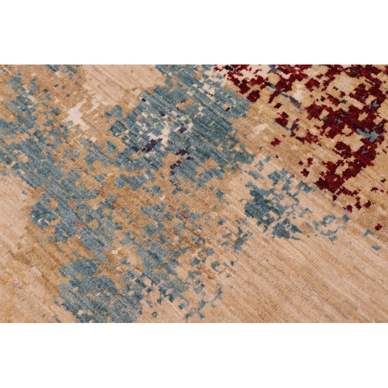 Kellyanna One-of-a-Kind Rectangle: 7'10'' X 9'10'' 1990s Wool Area Rug in