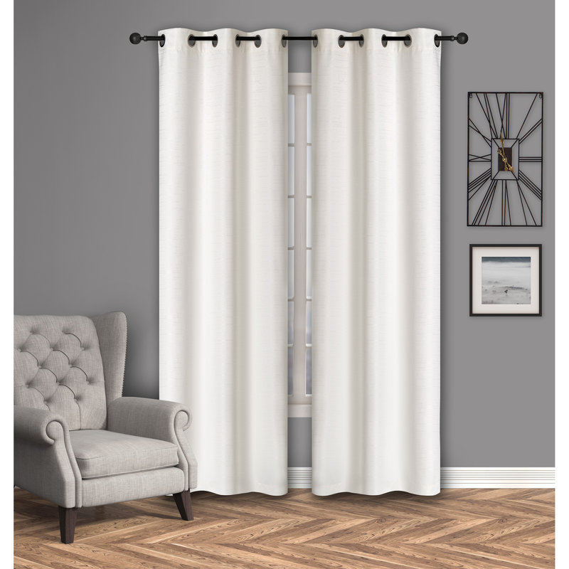 Room Darkening Curtain Pair, Snow White