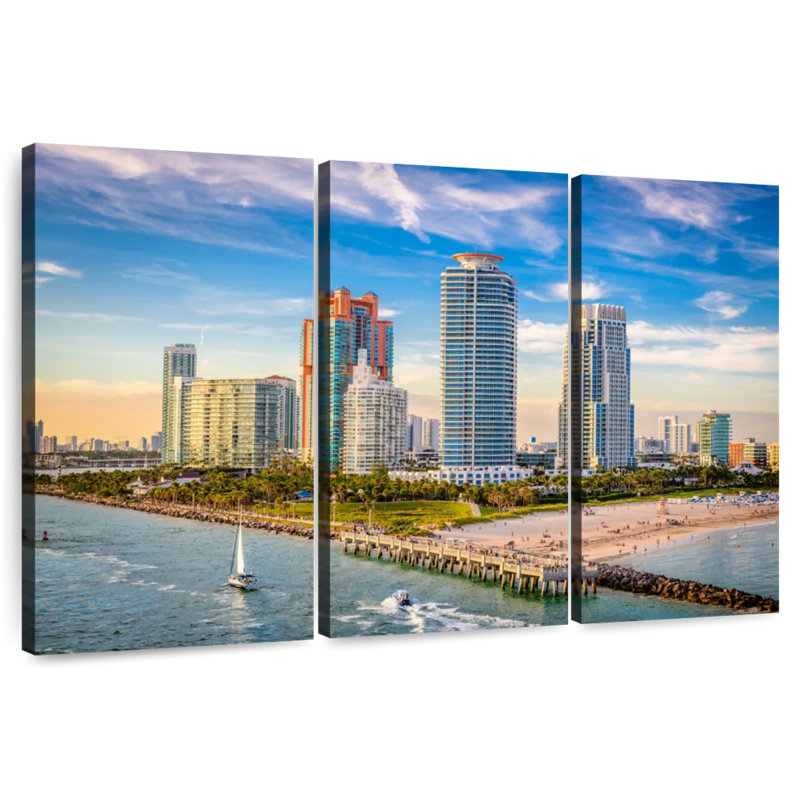 Gillard Coastal South Beach Miami, 42" H x 65" W