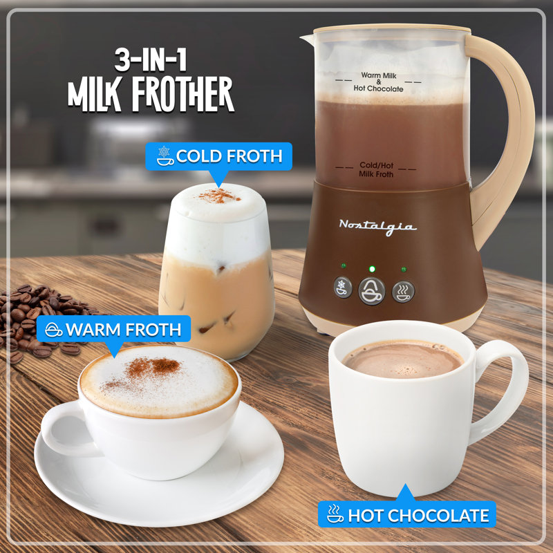 Mousseur et chocolat chaud Nostalgia FHCM4BR