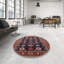 Tapis oriental rouge / bleu marine Rinelle-1116042311