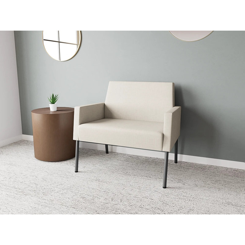 Fauteuil de réception Mystic, Gris anthracite, Plot Line neutre