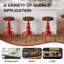 Ensemble de tabourets de bar industriels pour comptoir rétro pour îlot de cuisine, chaise de salle à manger de style campagnard pour salle à manger 24,01 à 29,92 pouces (cuivre)-315833868-329458238