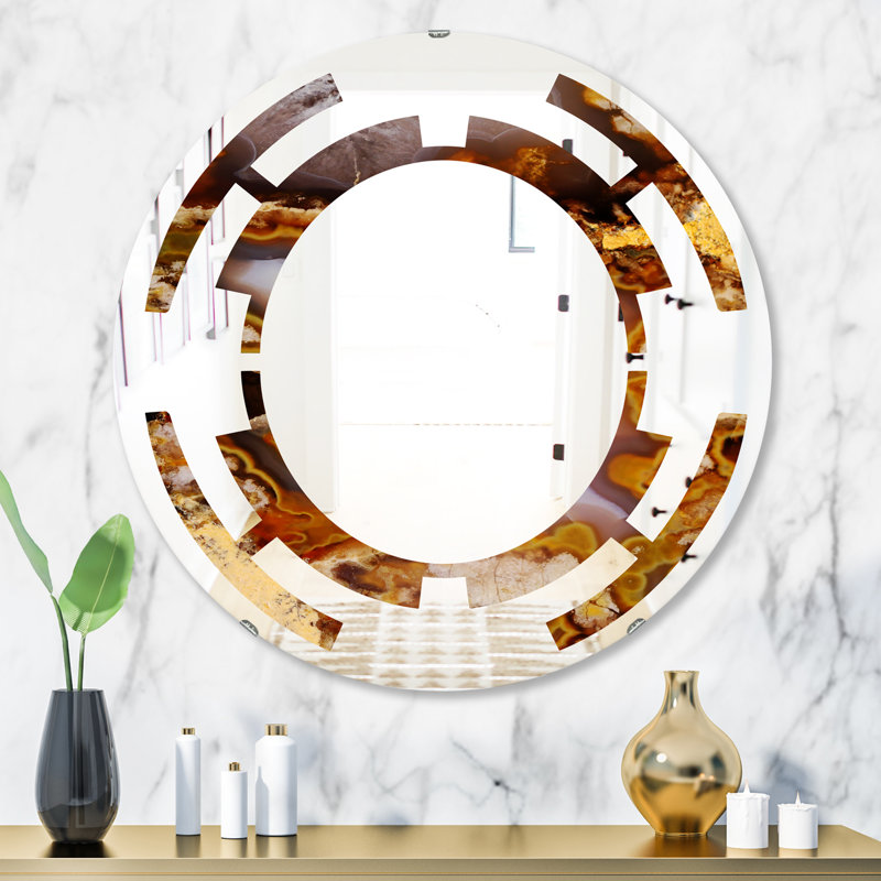 Miroir mural Space Sand, H 23,6 po x l 23,6 po