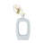Craigban Modern Stoneware Ceramic Vase with Open Geometric Design - Sleek Decorative Accent-1854576112-1854576119
