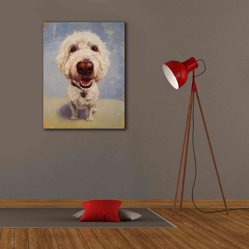 «Molly» par Lucia Heffernan, art mural sur toile, H 34 po x l 26 po x P 1,5 po