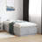 Vidaxl Bed Frame With LED Lights Concrete Grey Engineered Wood-458756217