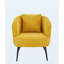 Fauteuil d'appoint en velours avec coussin-1005279766