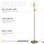 Brownsville 165cm H Metal Round Lamp Shade ( Screw On ) in Gold-539379306