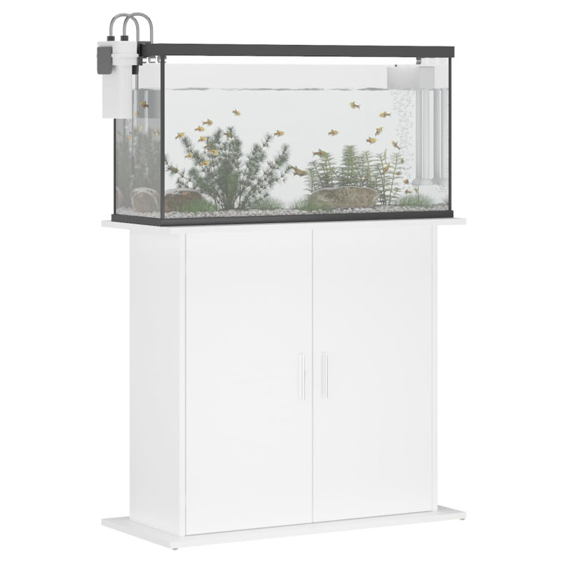 Support d'aquarium vidaXL, Blanc