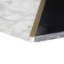 Decade 10x12 Hexagon Polished Marble and Brass Inlay Mosaic Tile-1985278911