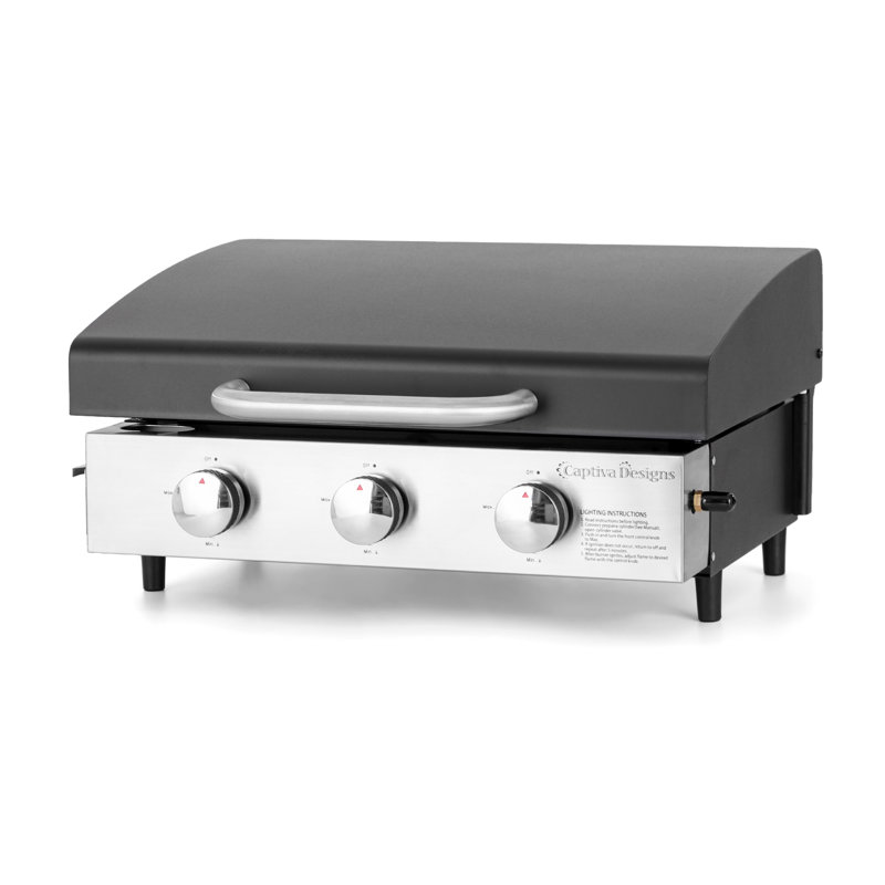 Barbecue portatif au propane liquide à 3 brûleurs