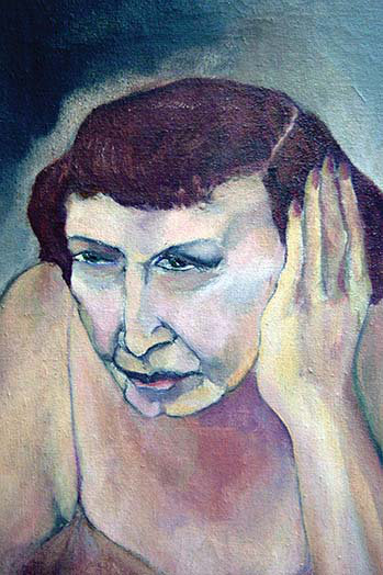 Thelma-imprimé, H 30 po x l 20 po x P 1,5 po