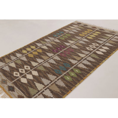 Cotton and Wool Area Rug