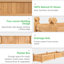 Rilynne Solid Fir Wood Rectangular Garden Planter with Drainage-1165762303
