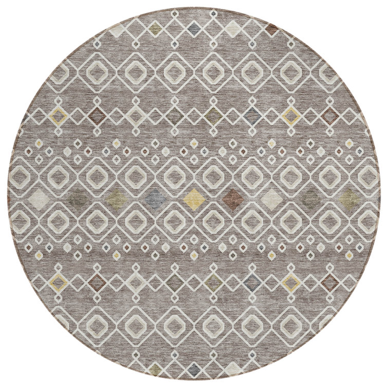 Aleighna Area Rug with Non-Slip Backing