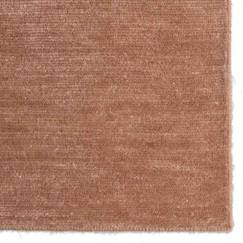 Jamal Hand Woven Wool Area Rug, Beige, Rectangle 72" x 108"