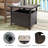 Latassha Wicker Side Table with Umbrella Hole-1252982731