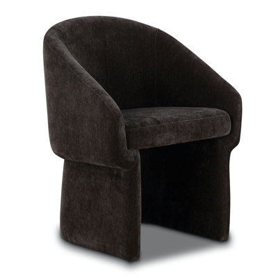Sloane Velvet Dining Chair In Java Brown