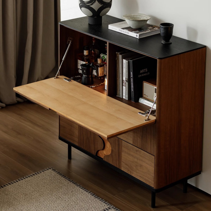 Buffet American Retro Parquet, Brun