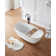 55.1'' x 27.6'' Freestanding Soaking Solid Surface Bathtub