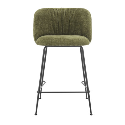 Xafsa Fabric Counter Stool, (Set Of 2)