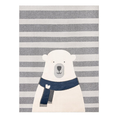 Unique Loom Snowman Whimsy Kids Rug