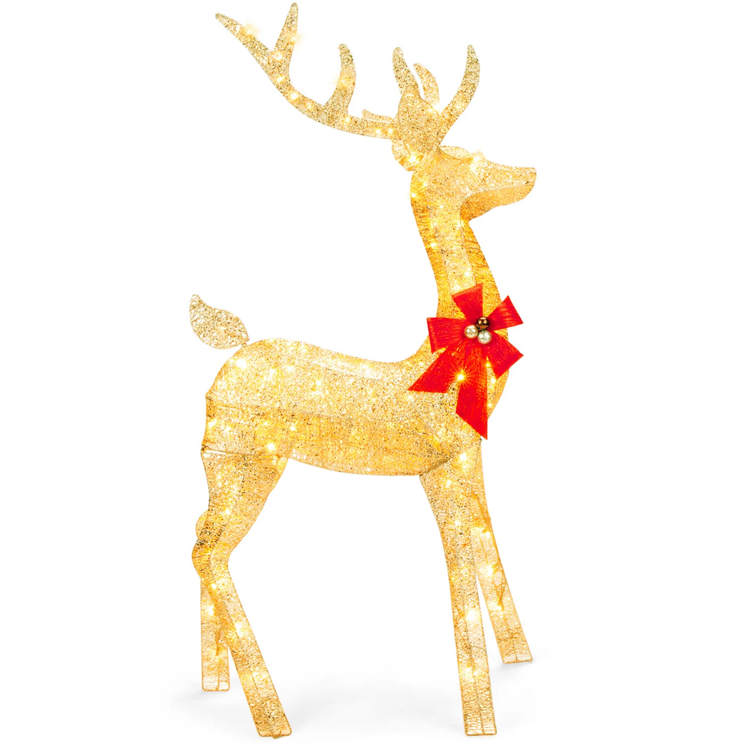 The Holiday Aisle® Christmas Reindeer Lighted Display | Wayfair