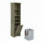 Armoire de rangement 64 po avec 4 tablettes réglables-79948785
