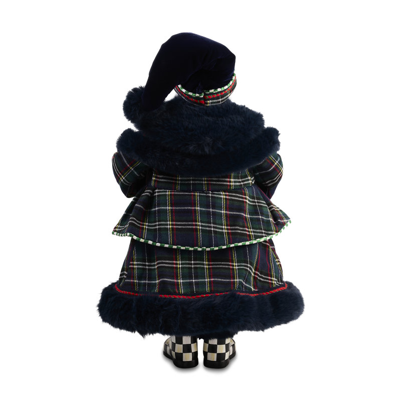 Timeless Tartan Fabric Santa
