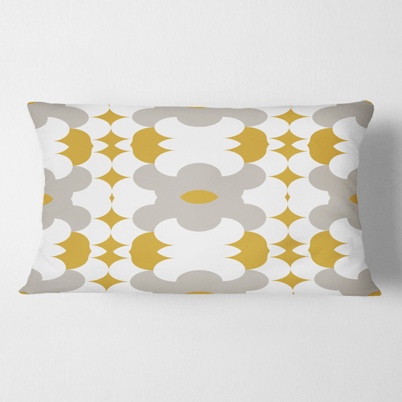 Coussin décoratif rétro Mid-Century
