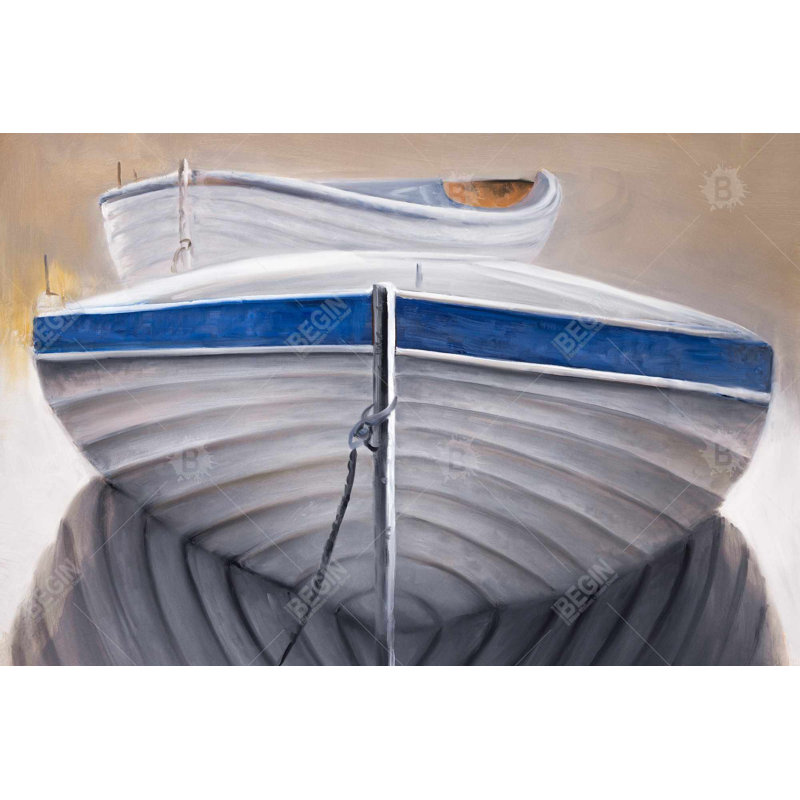 Two canoe boats Bath Mat with Non-Slip Backing - Quick Dry Memory Foam Bathroom Rug - Absorbent - Modern Plush Spa-Style - Machine Washable