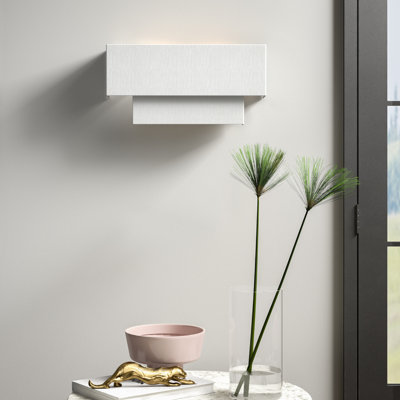 Cebron Steel Flush Mounted Sconce