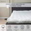 Surmatelas en percale matelassé et percé à pointe de diamant PointeTC 240TC Pointehaven-1151255918