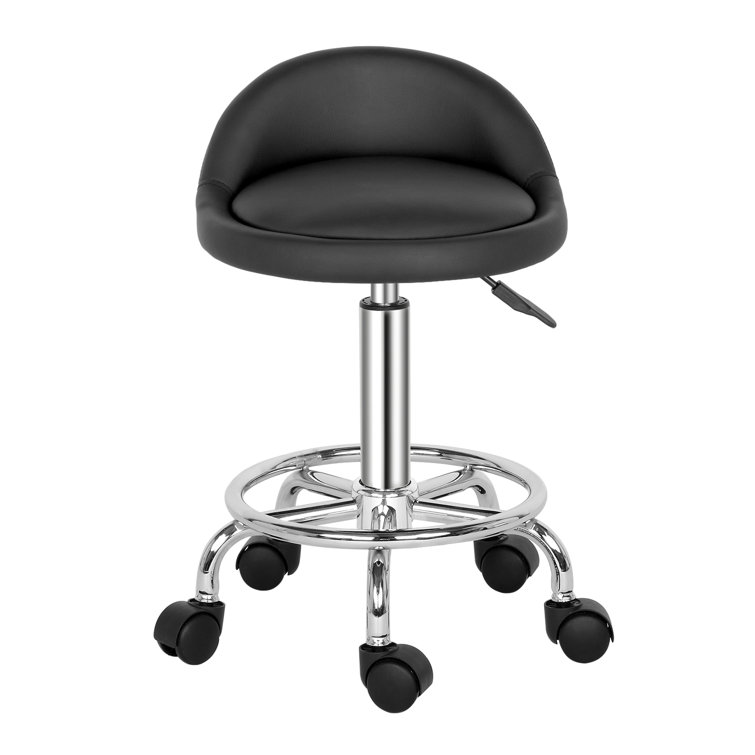 Adjustable Shop Stool with Casters