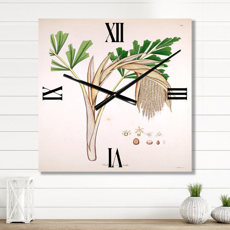 Horloge murale Plant Life XV, Grand