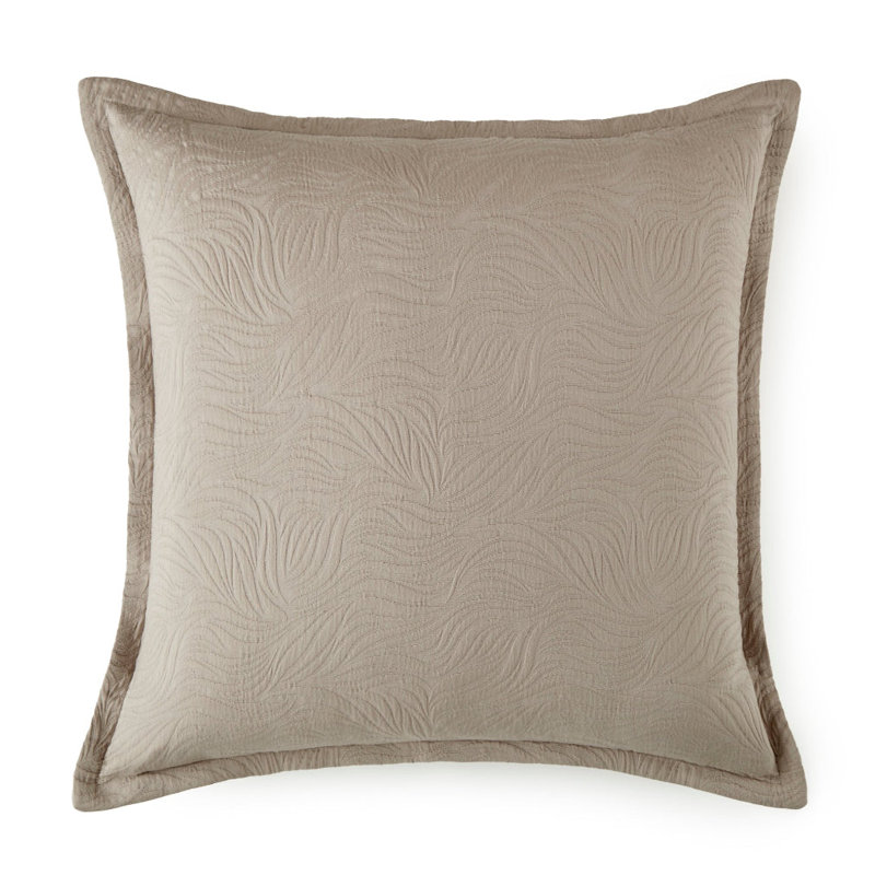 Coussin en coton des Caraïbes, Carré 26 po, Trenchcoat