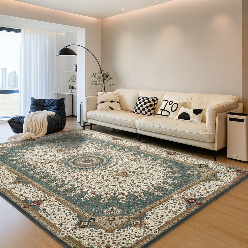 Vintage Oriental Area Rug – Living Room Large Rug for Cozy and Stylish Spaces, Rectangle 40 x 60 cm