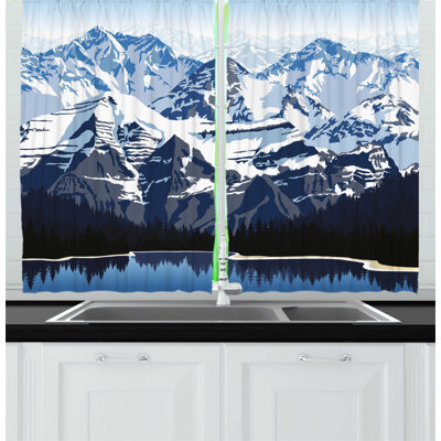 Pointed Kitchen Curtain