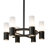Danielis 12 - Light Dimmable Wagon Wheel Chandelier