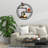 Quinten 1 Piece Circle Metal Accent Shelf