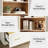 2-Drawer File Cabinet with Shelves